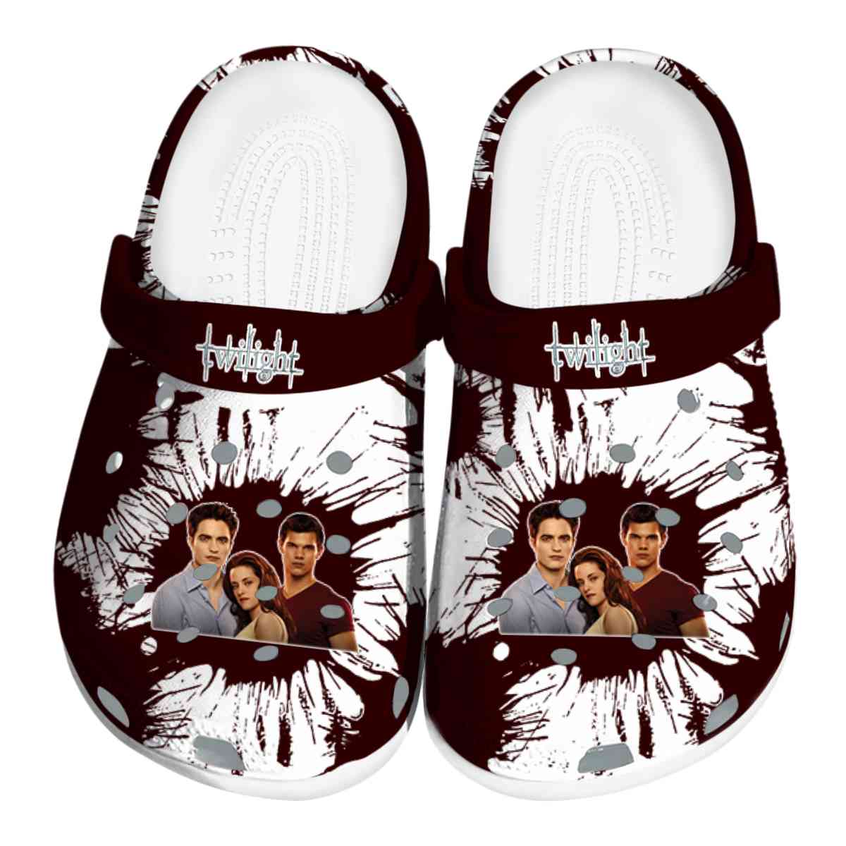 The Twilight Saga Movie Crocs Crocband Clogs Shoes Comfortable For Men Women and Kids