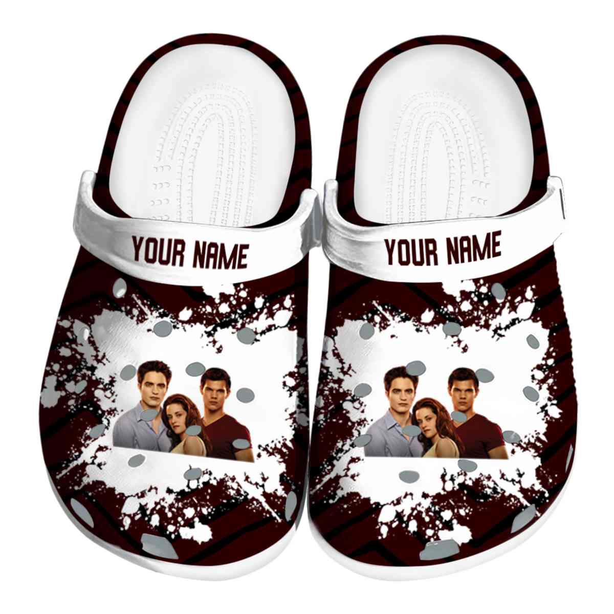 The Twilight Saga Movie Crocs Crocband Clogs Shoes Comfortable For Men Women and Kids