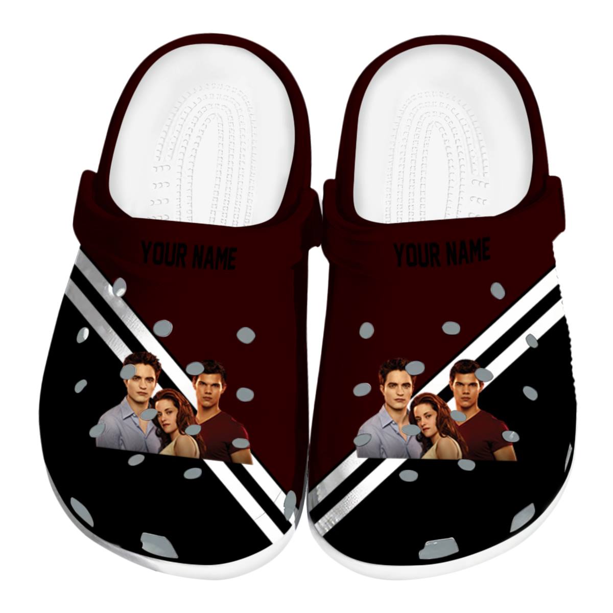 The Twilight Saga Movie Crocs Crocband Clogs Shoes Comfortable For Men Women and Kids