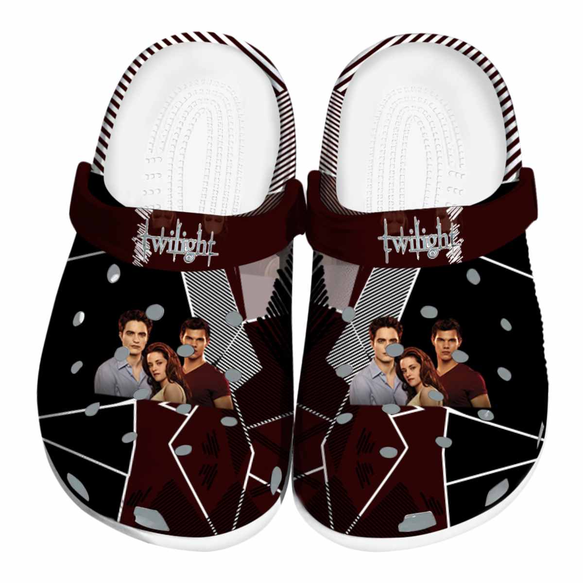 The Twilight Saga Movie Crocs Crocband Clogs Shoes Comfortable For Men Women and Kids