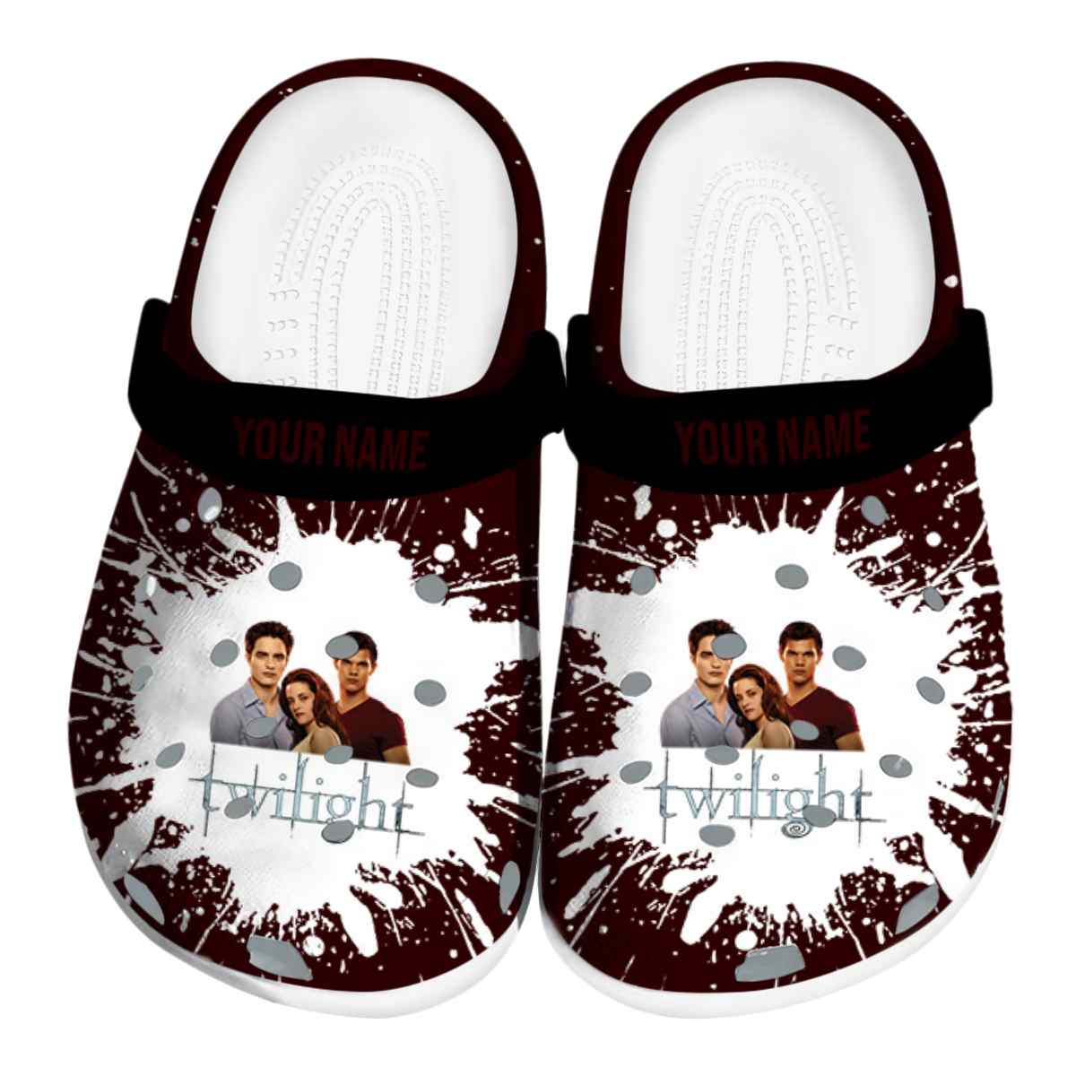 The Twilight Saga Movie Crocs Crocband Clogs Shoes Comfortable For Men Women and Kids