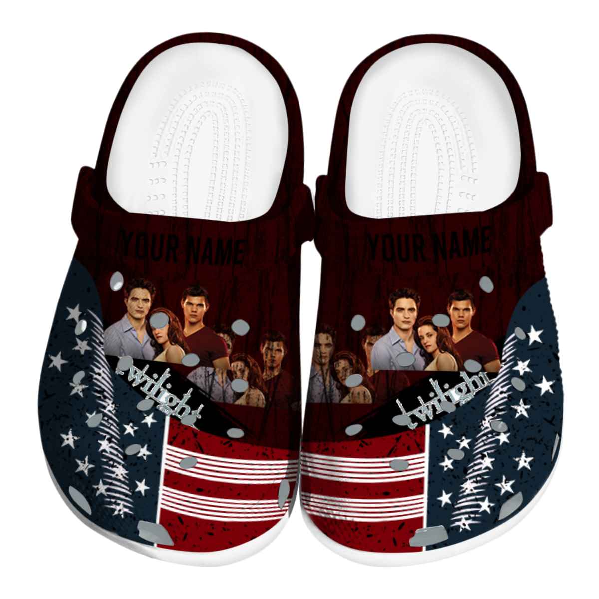 The Twilight Saga Movie Crocs Crocband Clogs Shoes Comfortable For Men Women and Kids