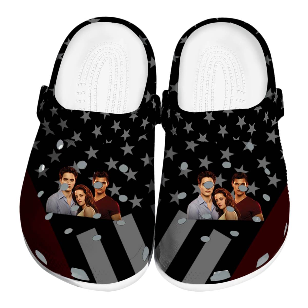 The Twilight Saga Movie Crocs Crocband Clogs Shoes Comfortable For Men Women and Kids