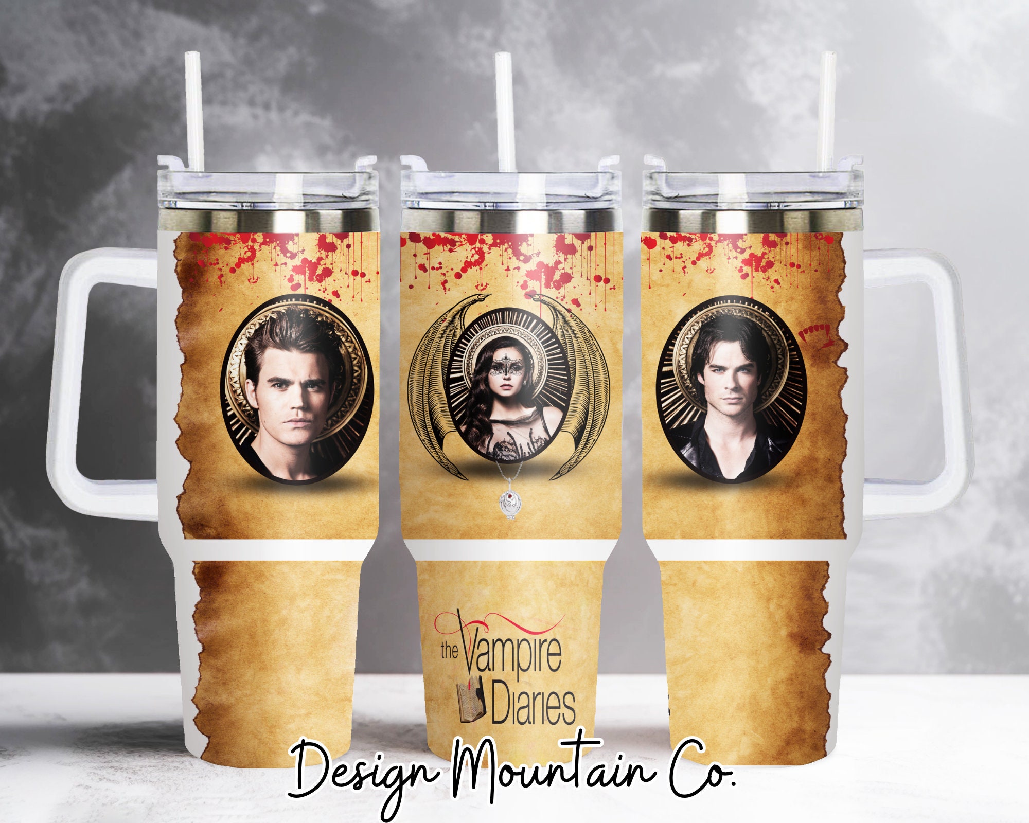 The Vampire Diaries Movies Custom Stanley Cup 40 oz 30 oz Tumbler With HandleTVC2301915