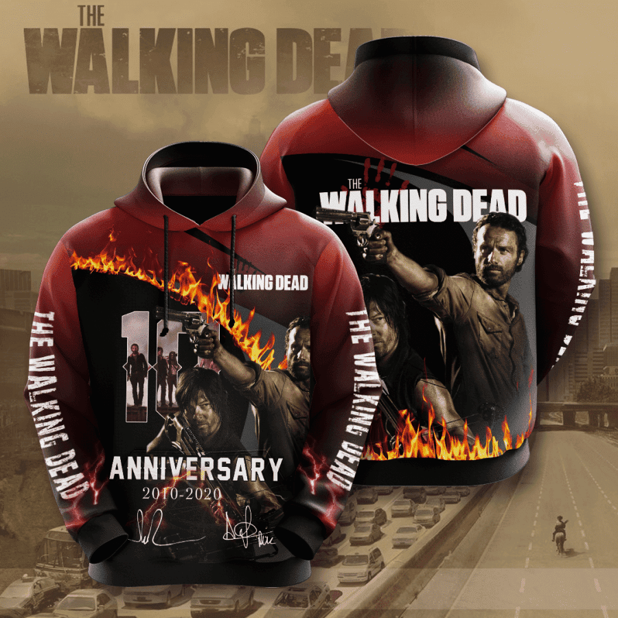 The Walking Dead 3D All Over Print Hoodie, Zip Hoodie
