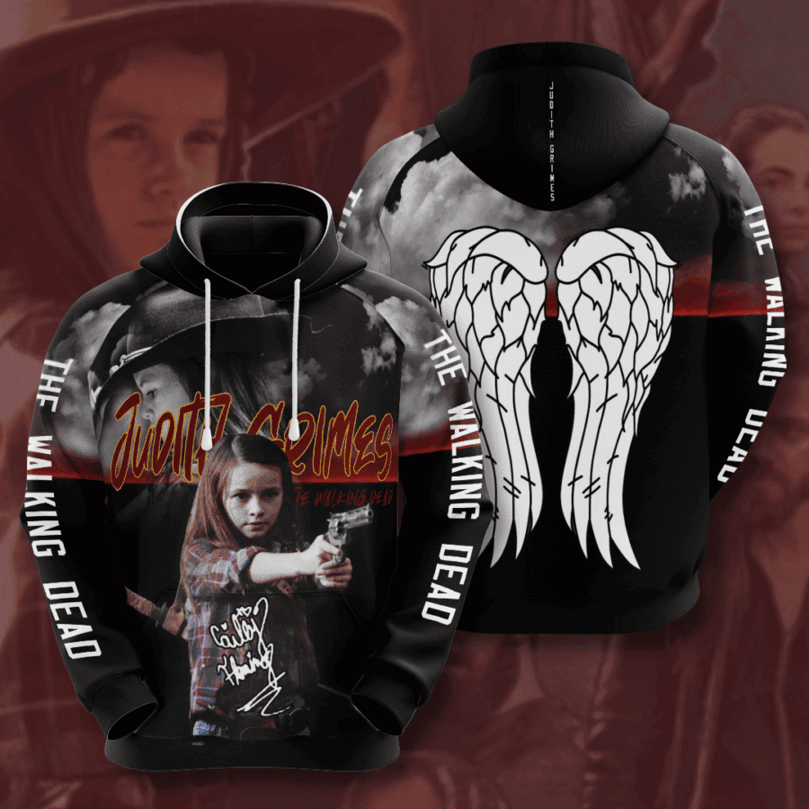 The Walking Dead And Judith Grimes Movie Character 3D All Over Print Hoodie, Zip Hoodie