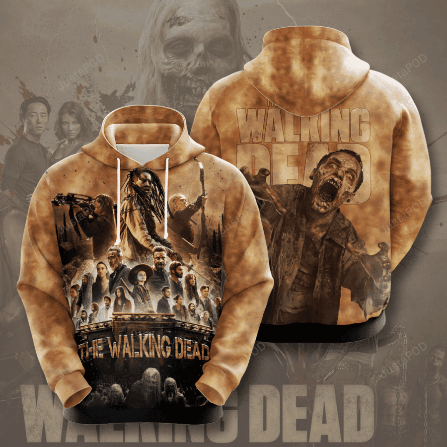 The Walking Dead Movie Character 3D All Over Print Hoodie, Zip Hoodie