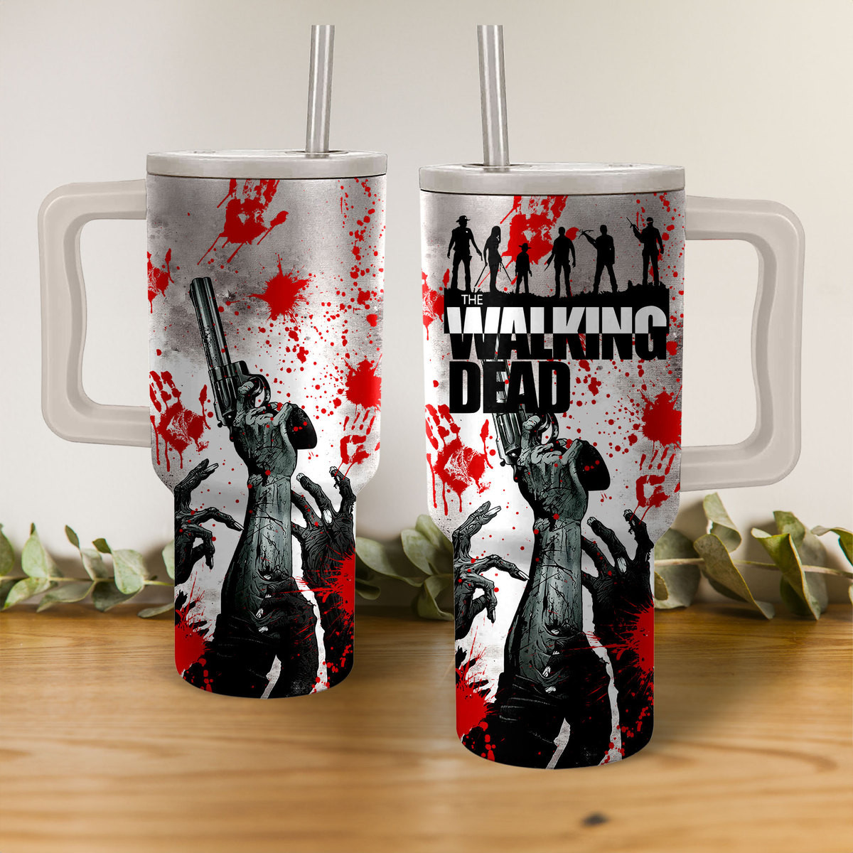 The Walking Dead TV Series Custom Stanley Cup 40 oz 30 oz Tumbler With HandleTVC2301154