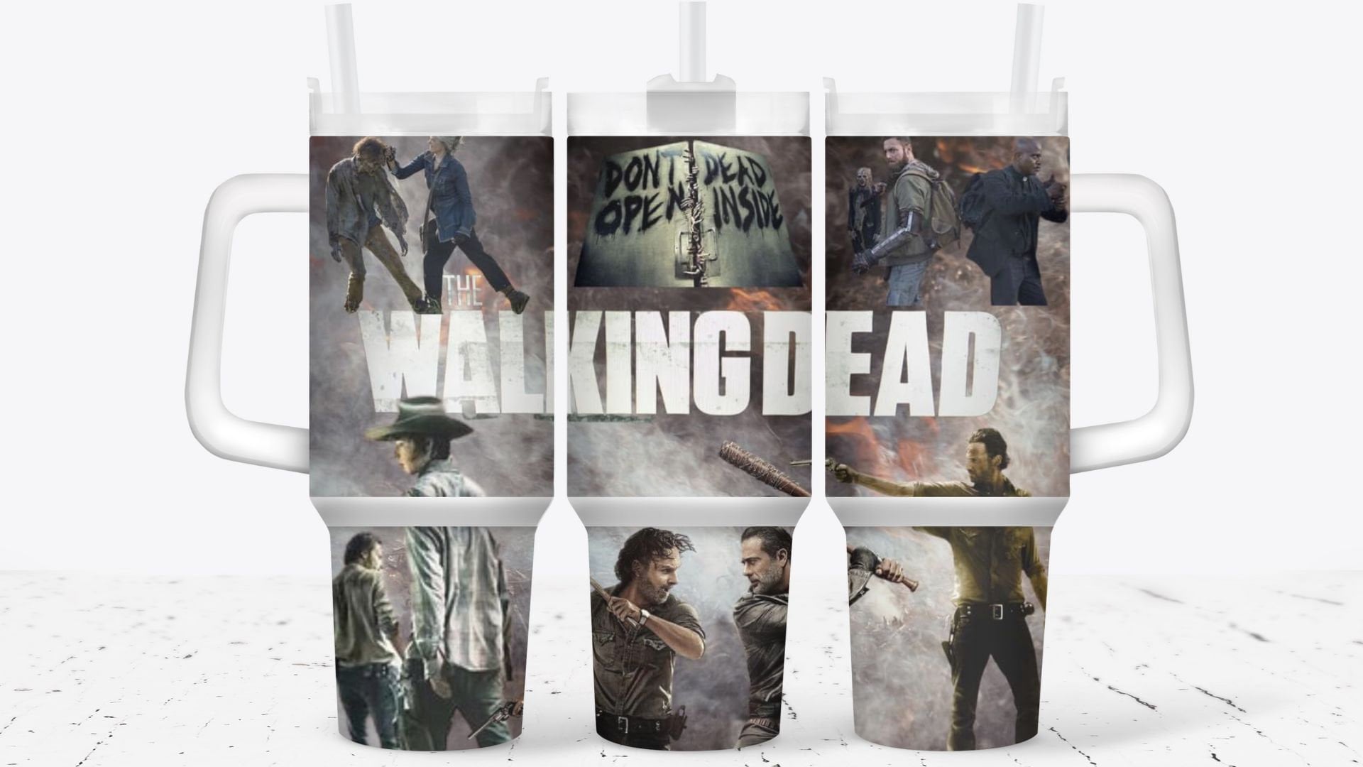 The Walking Dead TV Series Custom Stanley Cup 40 oz 30 oz Tumbler With HandleTVC2301929