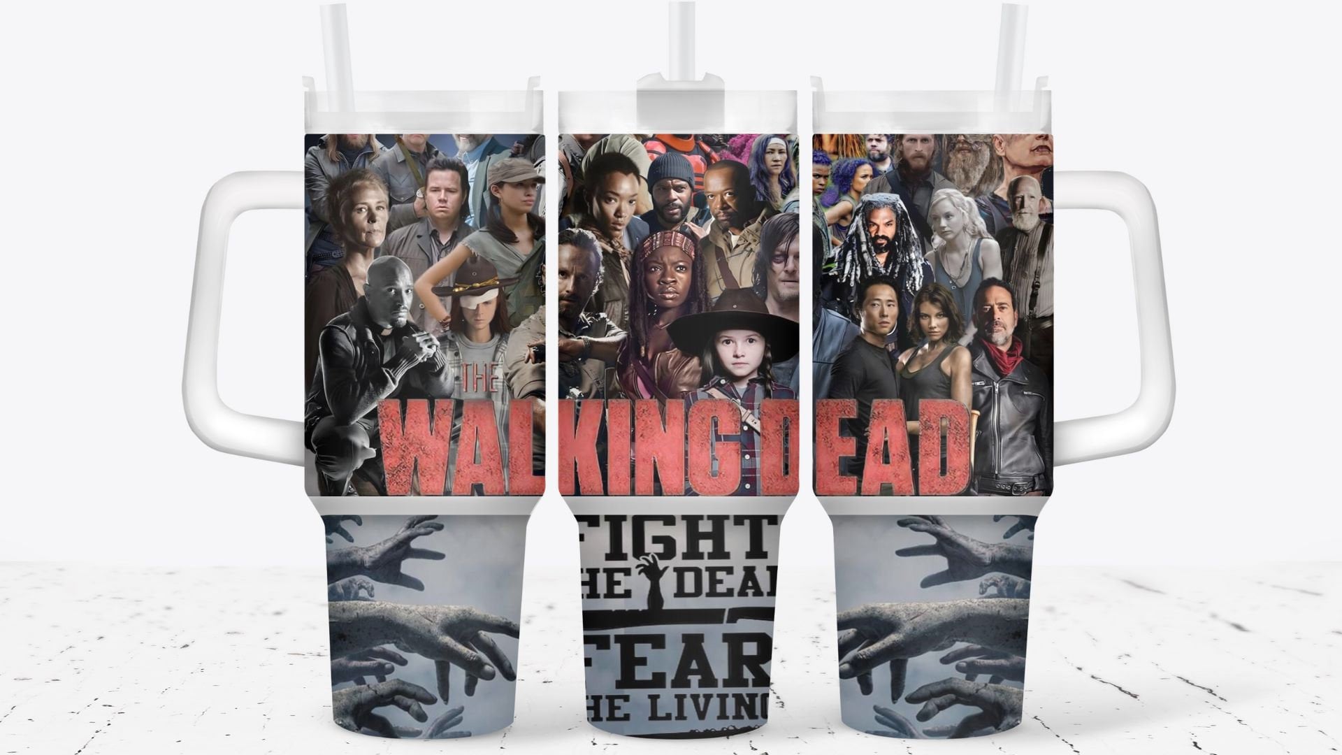 The Walking Dead TV Series Custom Stanley Cup 40 oz 30 oz Tumbler With HandleTVC2301929