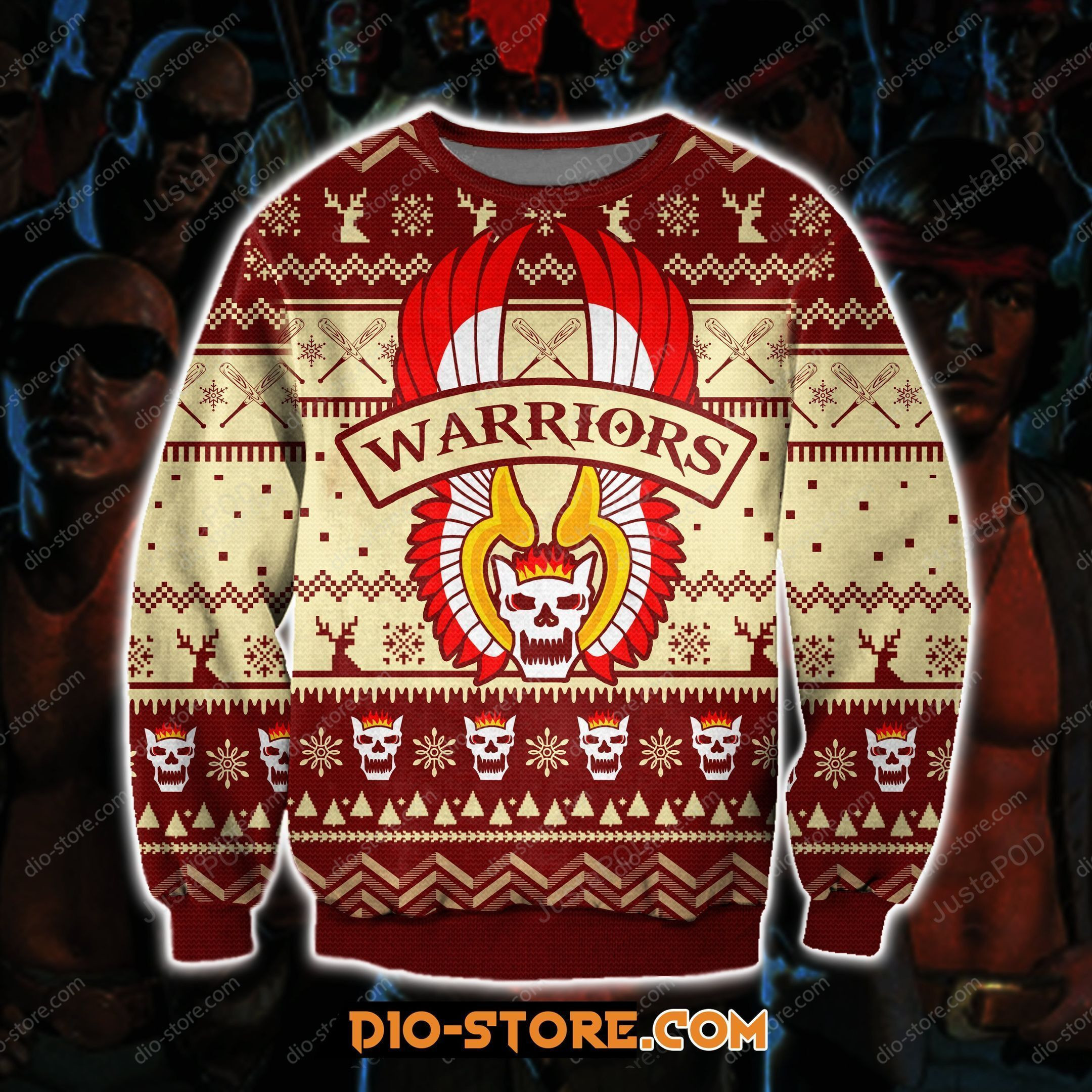 The Warriors Ugly Christmas Sweater Adult 3D Funny Matching for family
