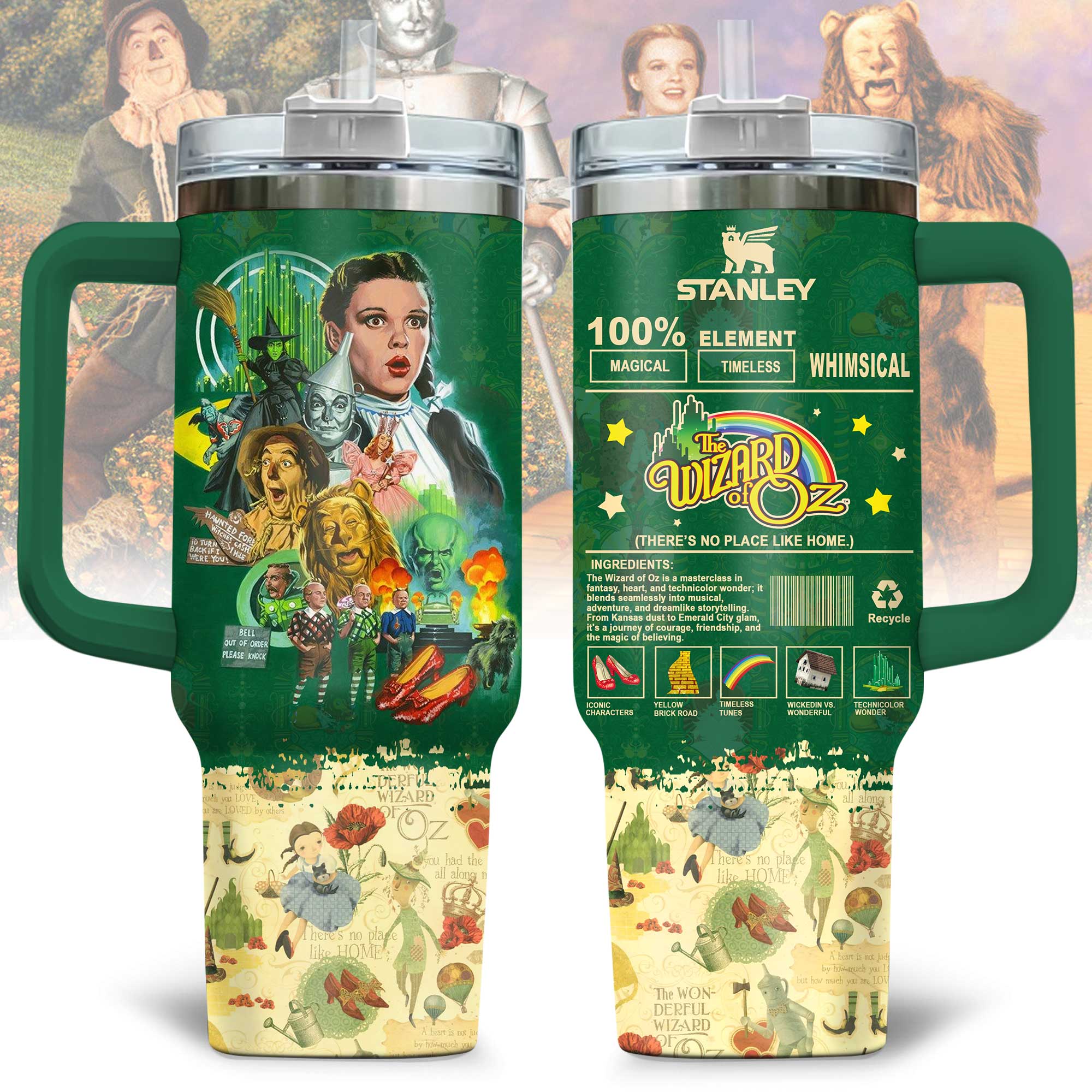 The Wizard of Oz Movies Custom Stanley Cup 40 oz 30 oz Tumbler With HandleTVC2301176