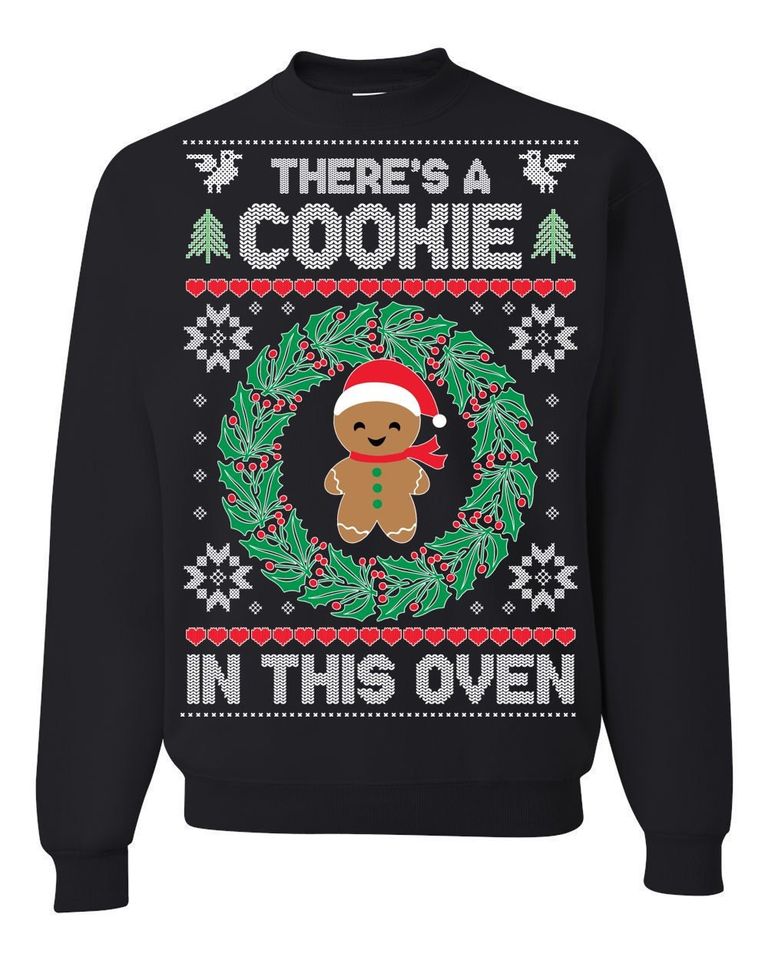 There's A Cookie in the Oven Ugly Christmas Sweater