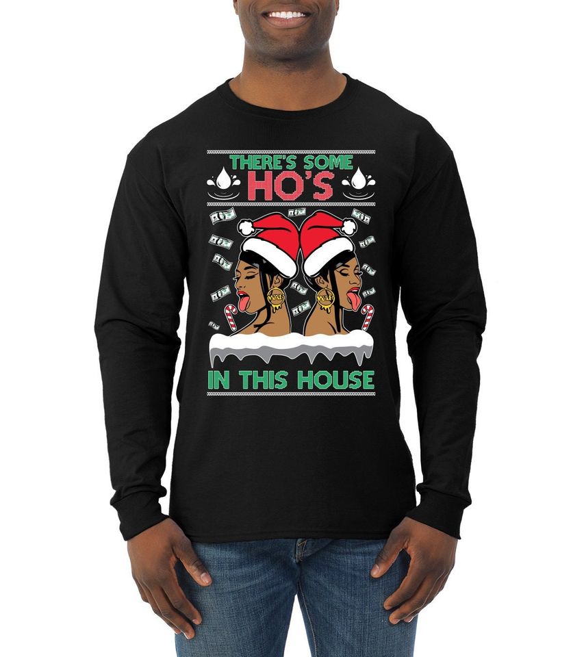 There's some Ho's in The House WAP Cardi B Ugly Christmas Sweater