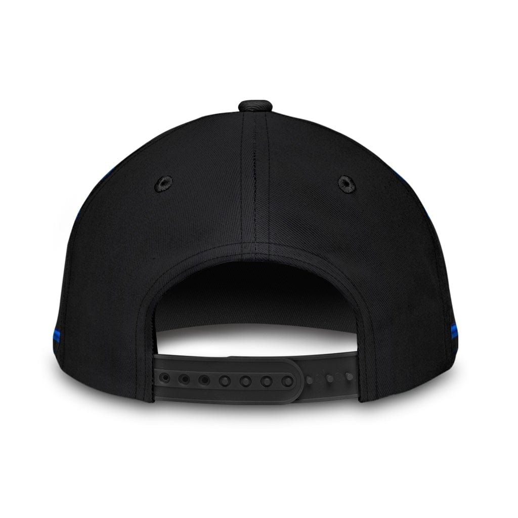 Thin Blue Line Back The Blue Police Officers Pride US Flag Baseball Cap Classic Trucker Hats Custom Hats Gifts For Men & Women