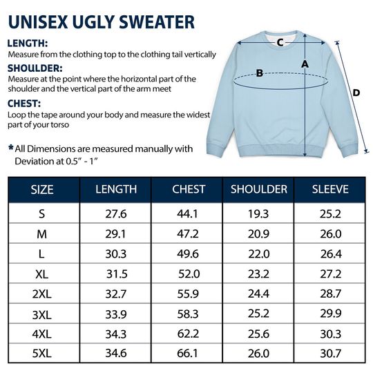 Think Of This Sweater As A Hug From Me To You Holiday Personalized Unisex Ugly Sweatshirt - Image 5