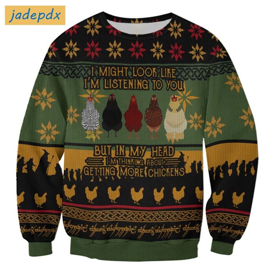Thinking About Getting More Chickens Ugly Sweater