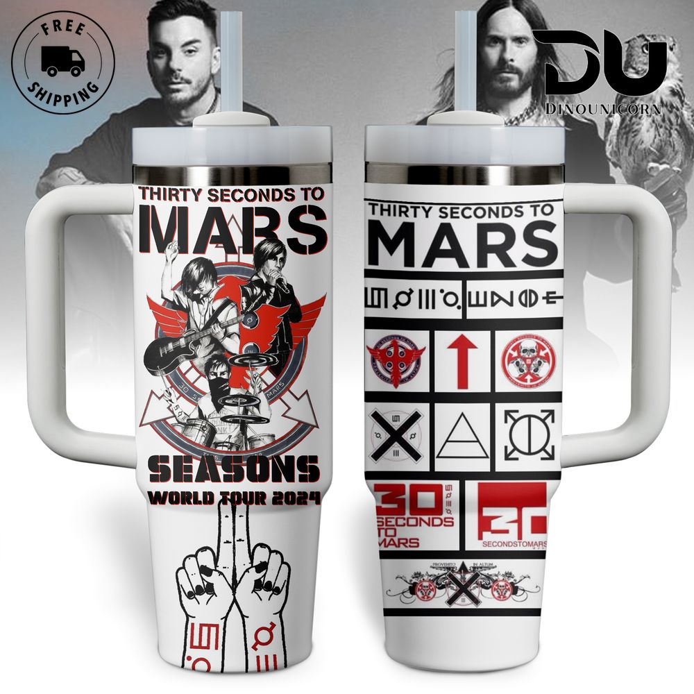 Thirty Seconds To Mars Music Custom Stanley Cup 40 oz 30 oz Tumbler With HandleTVC2301710