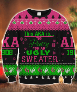 This Aka Ugly Christmas Sweater Adult 3D Funny Matching for family