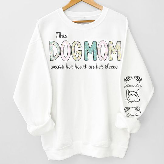 This Furmama - Dog Personalized Custom With Design On Sleeve - Gift For Pet Owners, Pet Lovers - Image 4