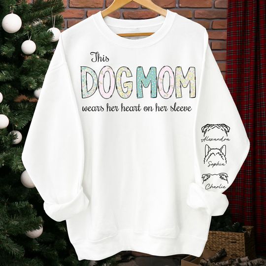 This Furmama - Dog Personalized Custom With Design On Sleeve - Gift For Pet Owners, Pet Lovers - Image 6
