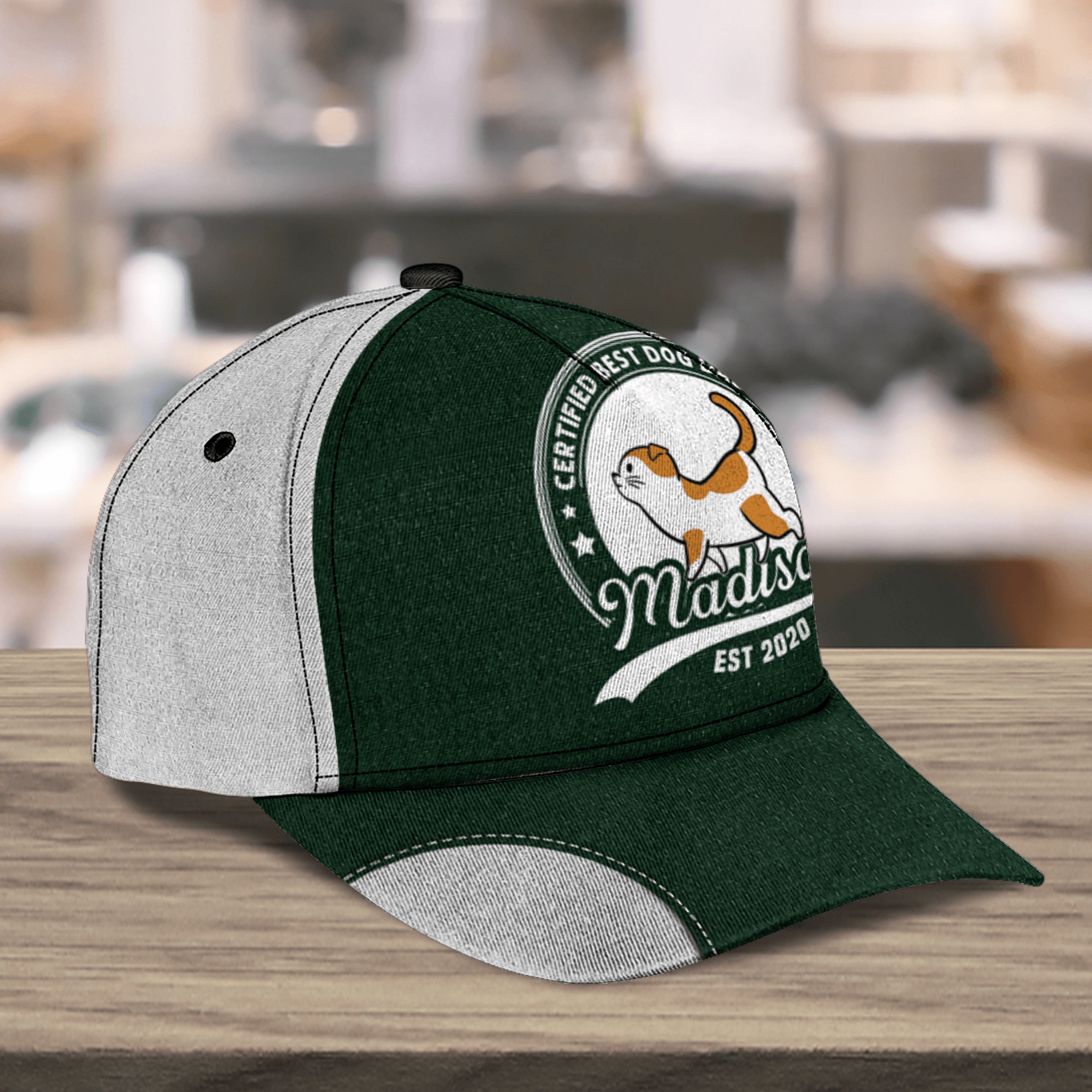 This Human Servant Is Also The Best Cat Dad Personalized Classic Cap, Personalized Gift for Cat Lovers, Cat Mom, Cat Dad Trucker Hats Custom Hats Gifts For Men & Women