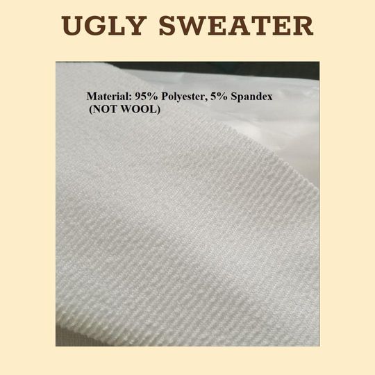 This Is Fine Meme Ugly Christmas Sweater, Snow Everywhere Christmas - Image 10