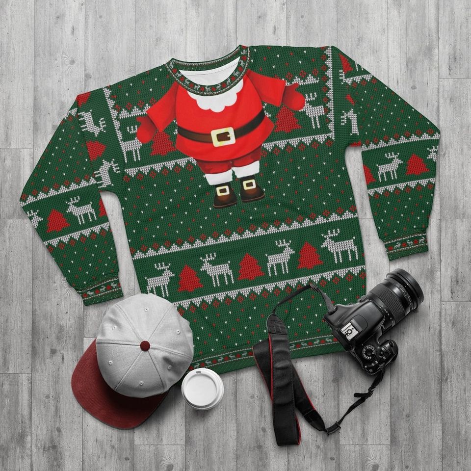 This is my ugly christmas holiday Santa 3D Sweater