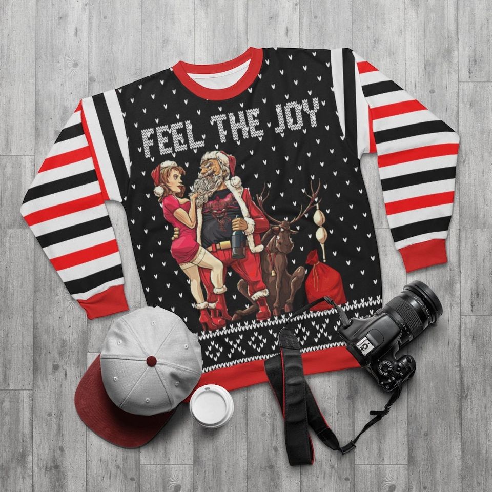 This is my ugly merry christmas holiday naughty Santa 3D Sweater