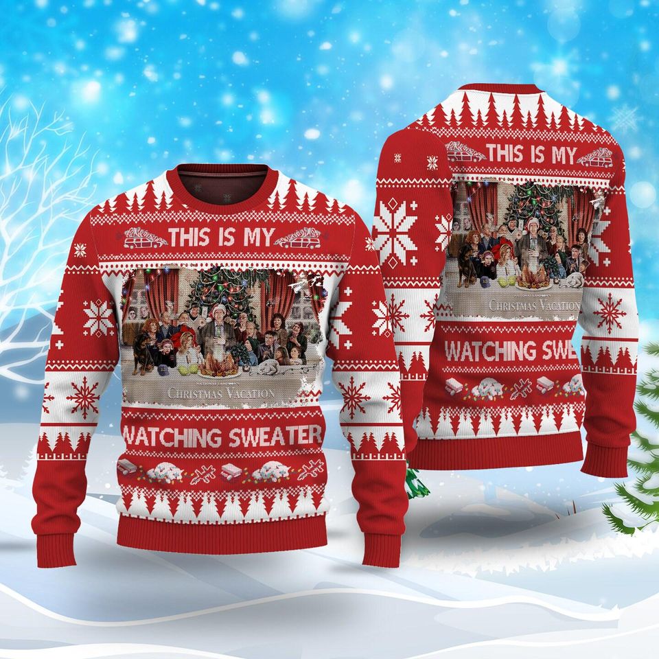 This is My Watching Christmas  Funny Ugly Sweater, Christmas Ugly Sweater