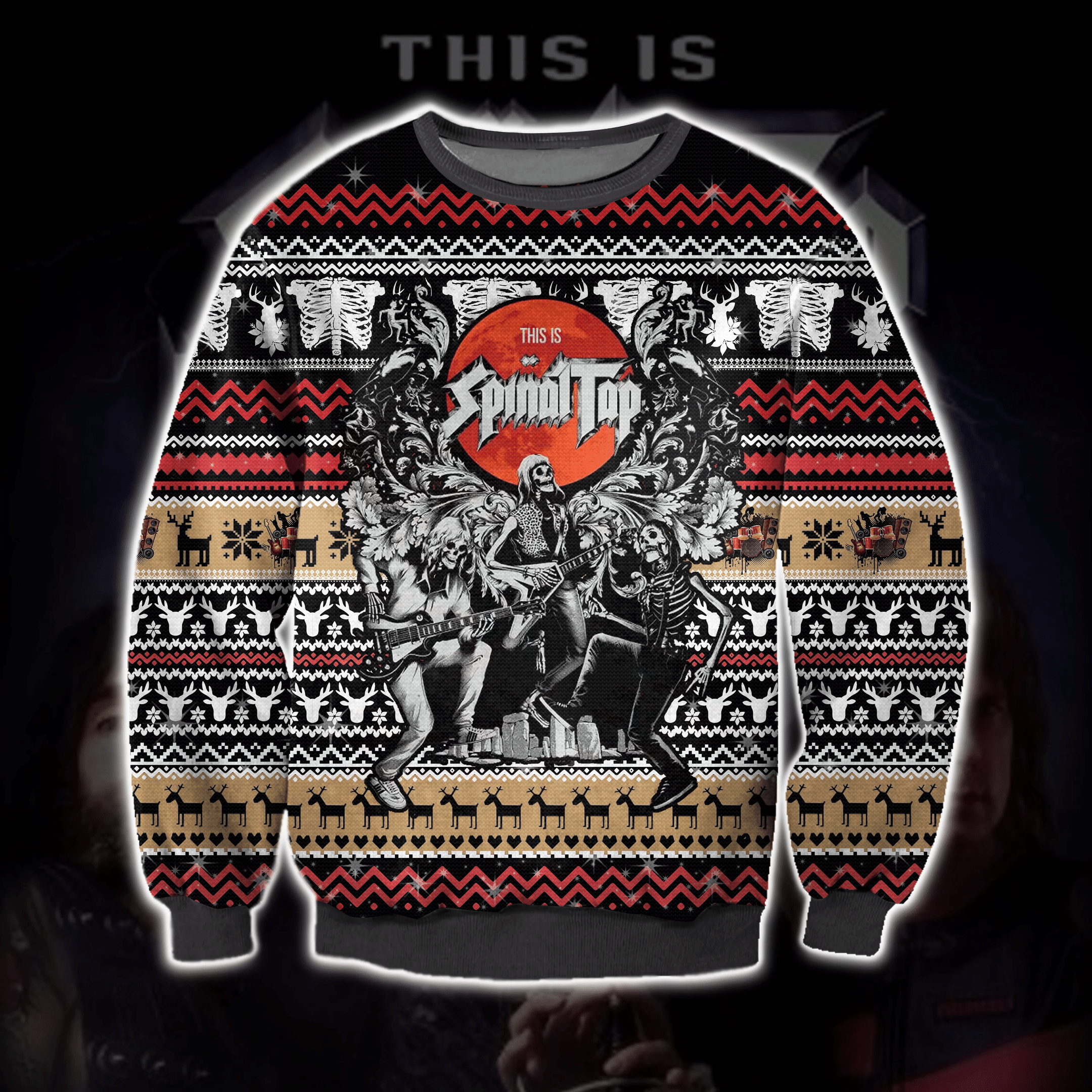 This Is Spinal Tap Ugly Christmas Sweater Adult 3D Funny Matching for family