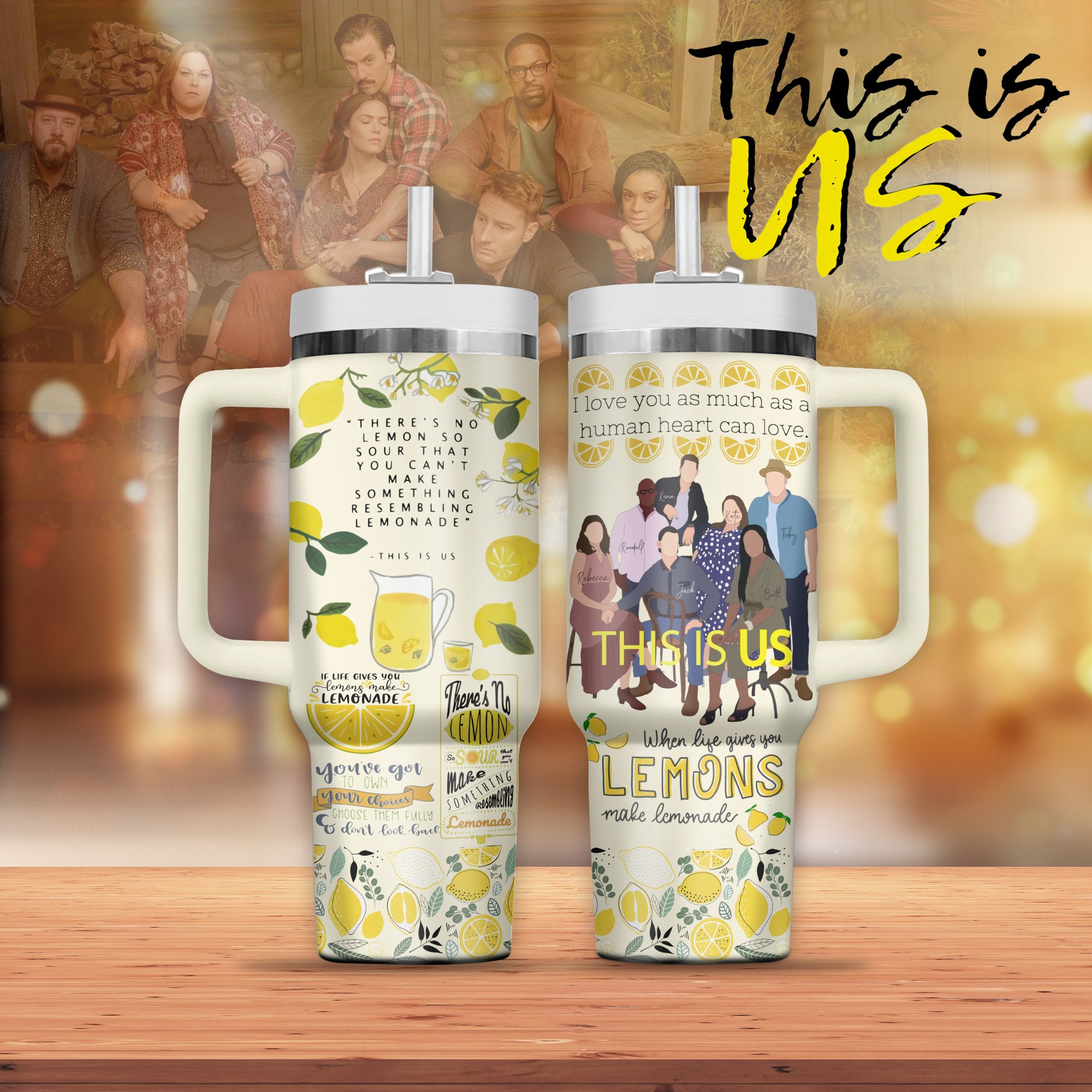 This Is Us TV Series Custom Stanley Cup 40 oz 30 oz Tumbler With HandleTVC2301294