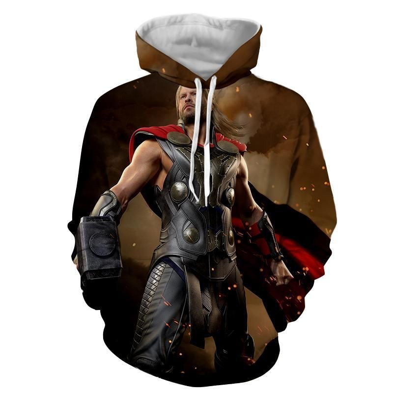 Thor 3D All Over Print Hoodie, Zip Hoodie