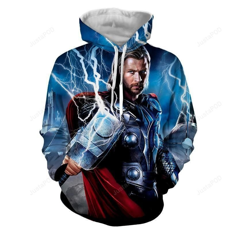 Thor Style 3D All Over Print Hoodie, Zip Hoodie