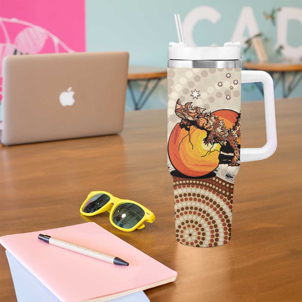Thorny Devil Australia Baby Moloch Horridus With Ants – Aboriginal Art Custom Stanley Cup 40 oz 30 oz Tumbler With HandleTVC2301318 - Image 5