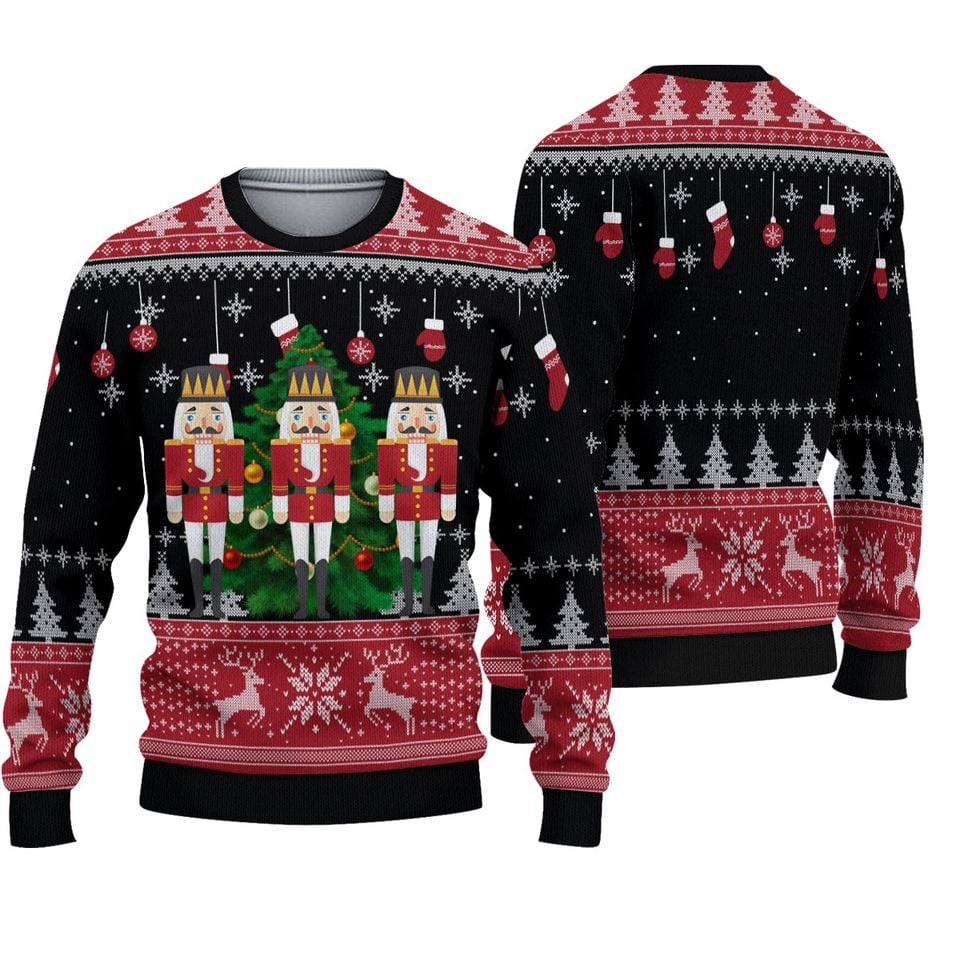 Three Nutcrackers Ugly Christmas Sweater