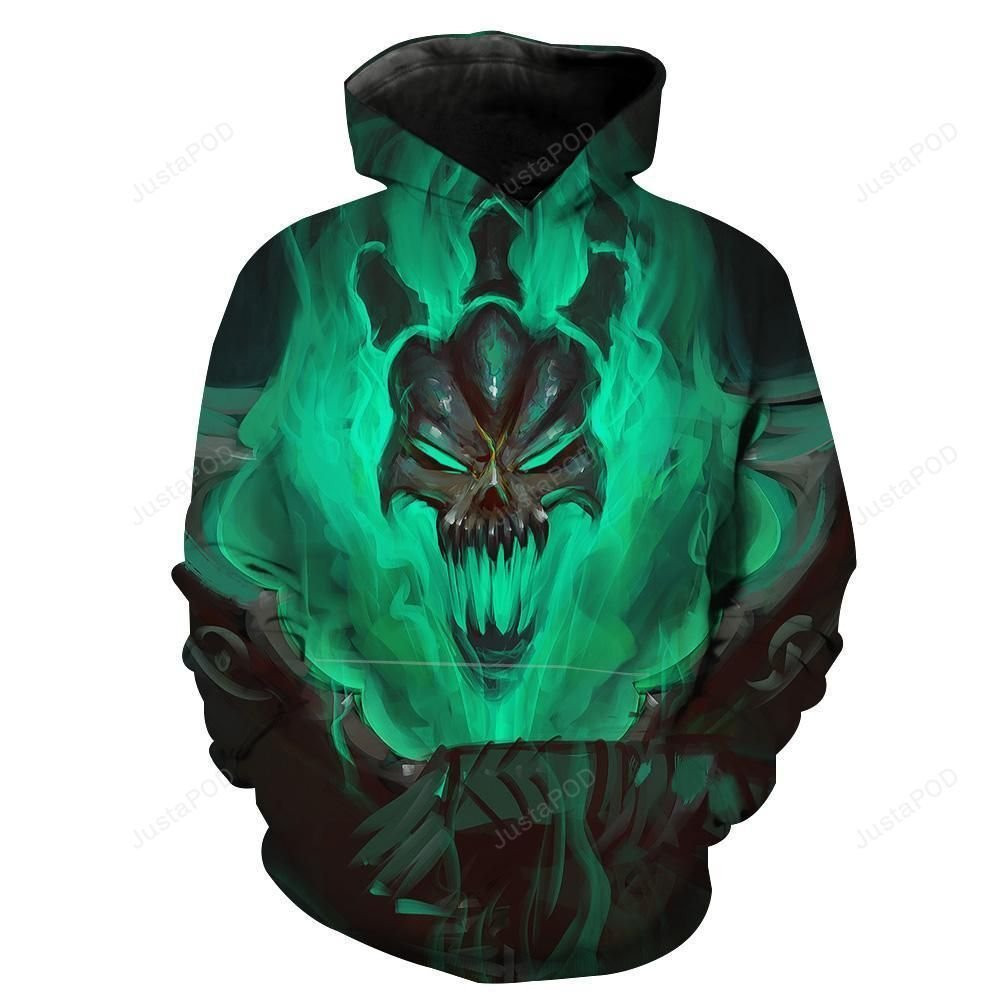 Thresh Face 3D All Over Print Hoodie, Zip Hoodie
