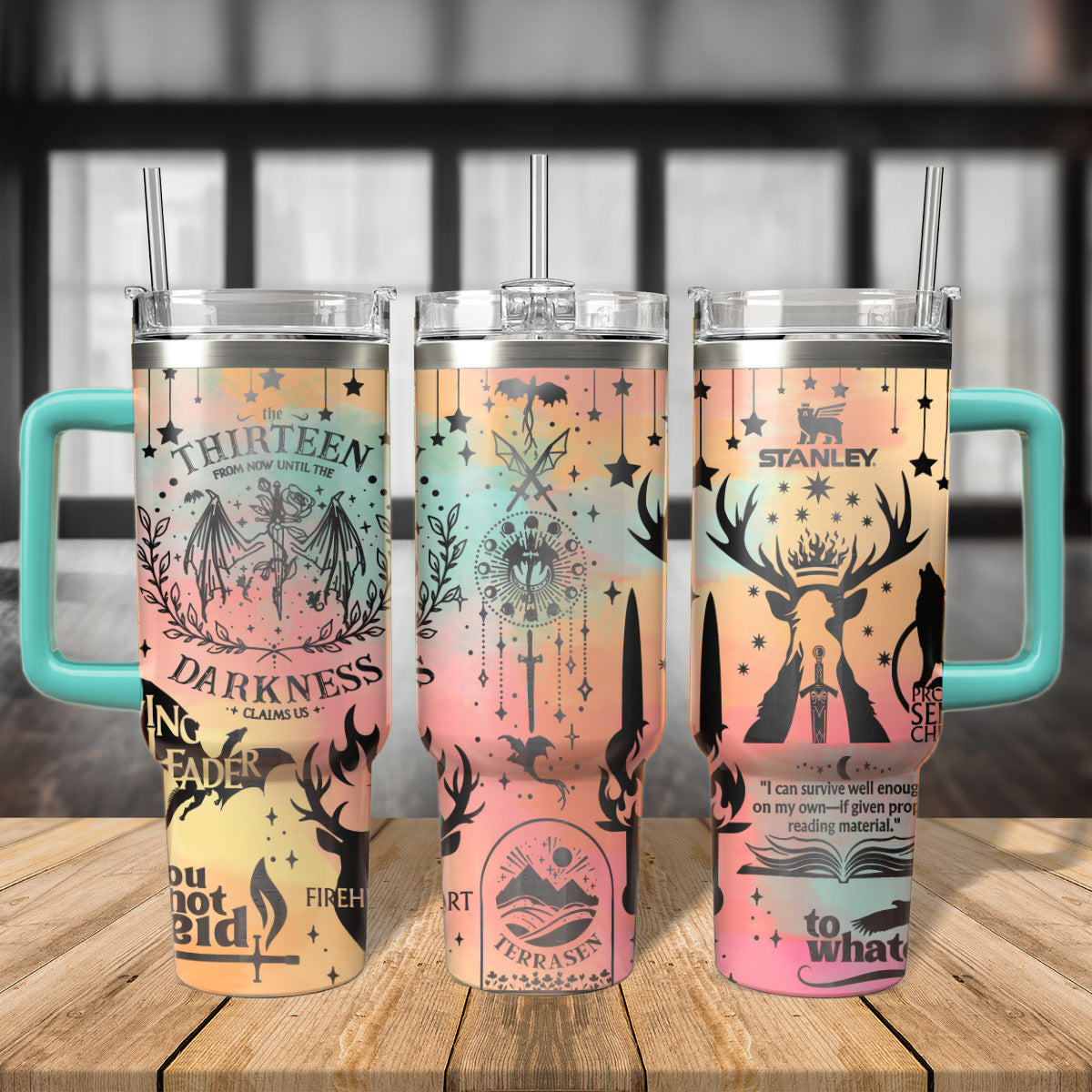 Throne Of Glass Book Custom Stanley Cup 40 oz 30 oz Tumbler With HandleTVC2301557