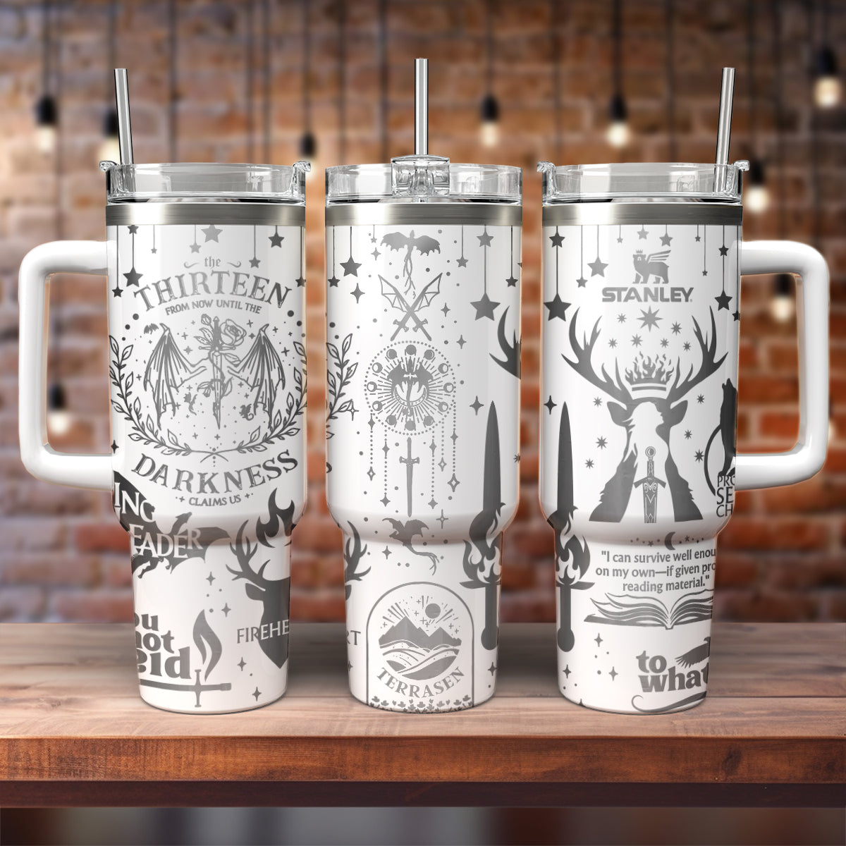 Throne Of Glass Book Custom Stanley Cup 40 oz 30 oz Tumbler With HandleTVC2301557