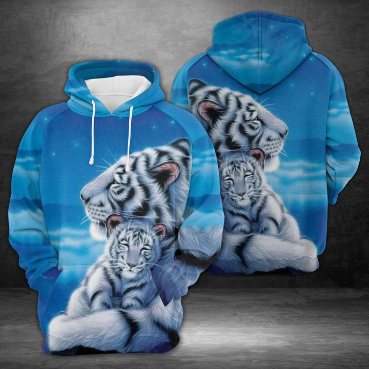 Tiger 3D All Over Print Hoodie, Zip Hoodie