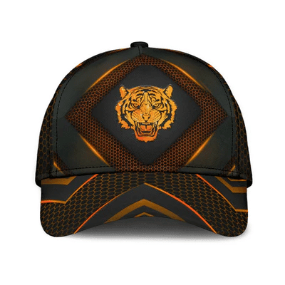 Tiger Carbon Hat Classic Cap Trucker Hats Custom Hats Gifts For Men & Women