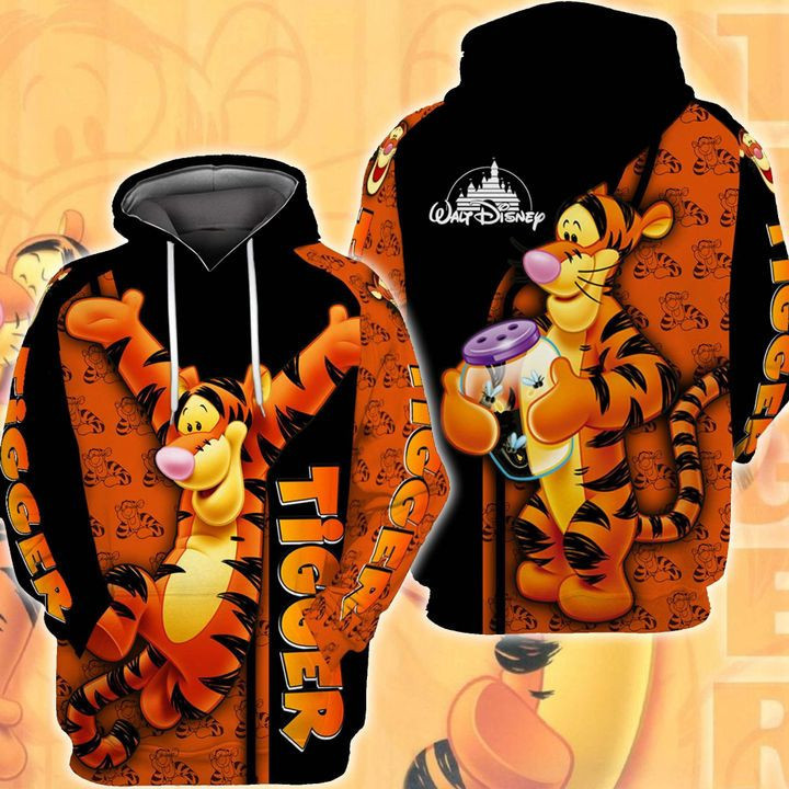Tigger 3D All Over Print Hoodie, Zip Hoodie