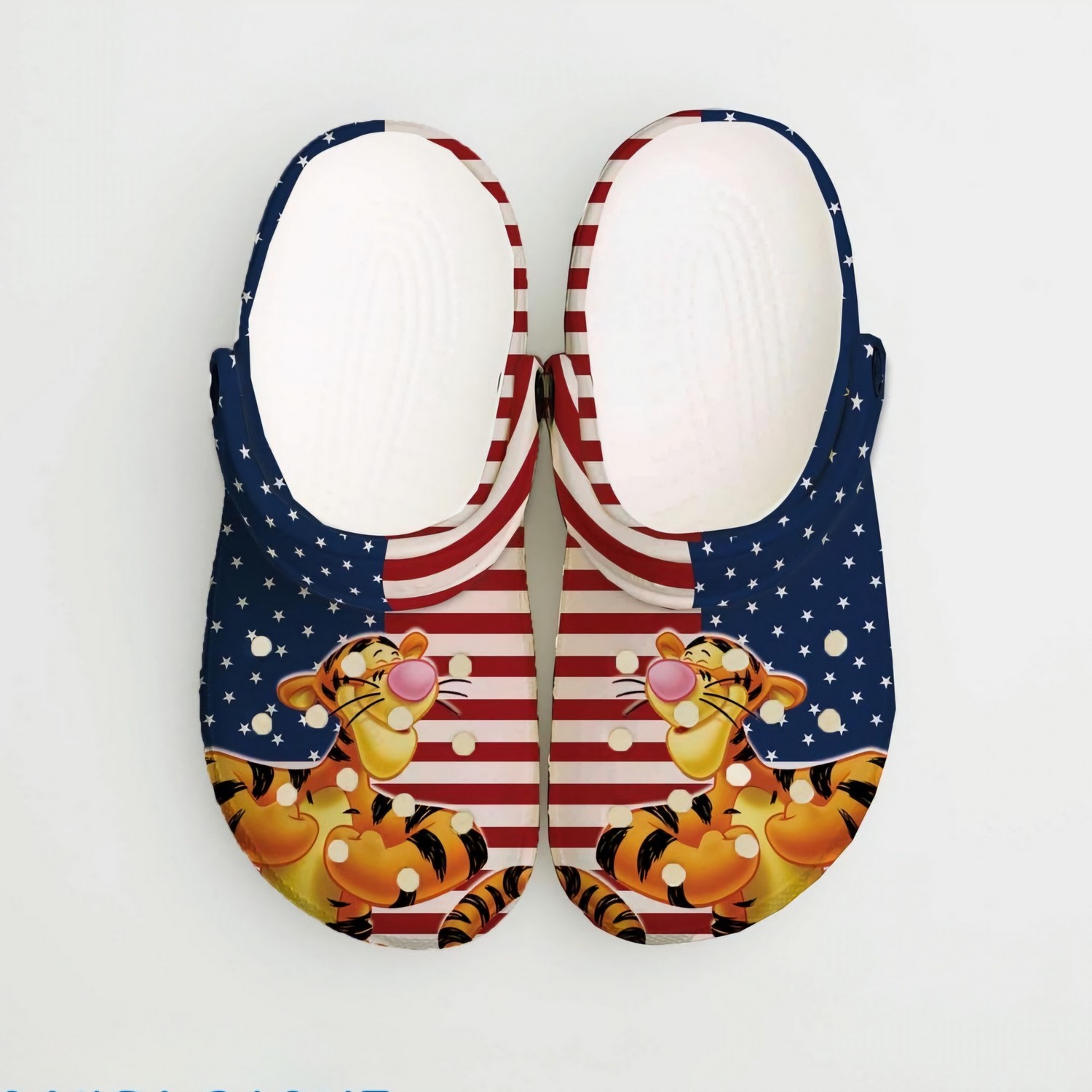 Tigger Winnie The Pooh Cartoon Crocs Crocband Clogs Shoes Comfortable For Men Women and Kids