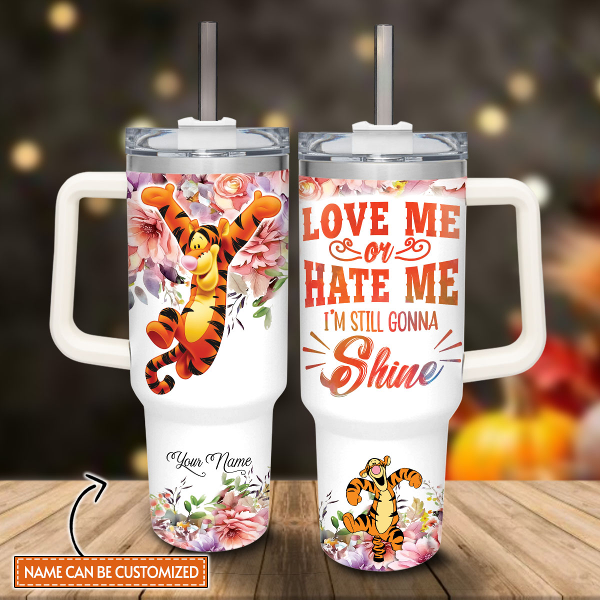 Tigger Winnie the Pooh Cartoon Custom Stanley Cup 40 oz 30 oz Tumbler With HandleTVC2301808