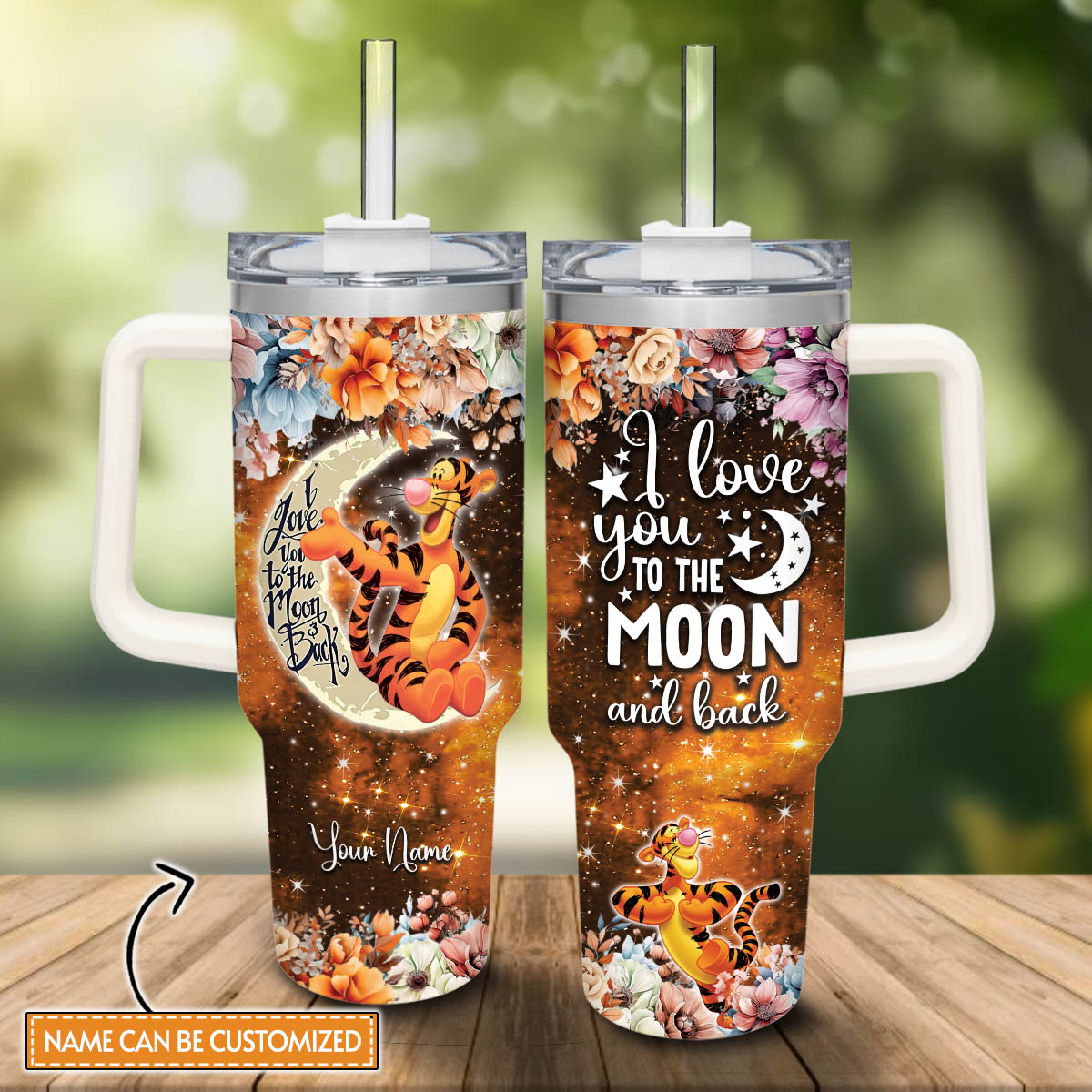 Tigger Winnie the Pooh Cartoon Custom Stanley Cup 40 oz 30 oz Tumbler With HandleTVC2301811
