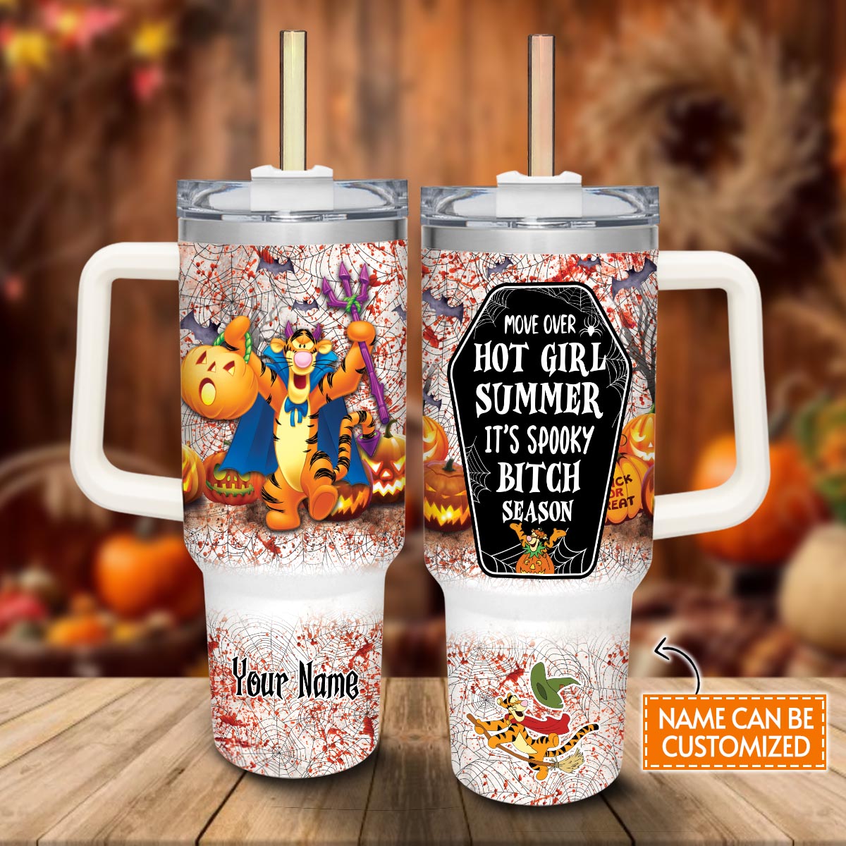 Tigger Winnie the Pooh Cartoon Custom Stanley Cup 40 oz 30 oz Tumbler With HandleTVC2301815