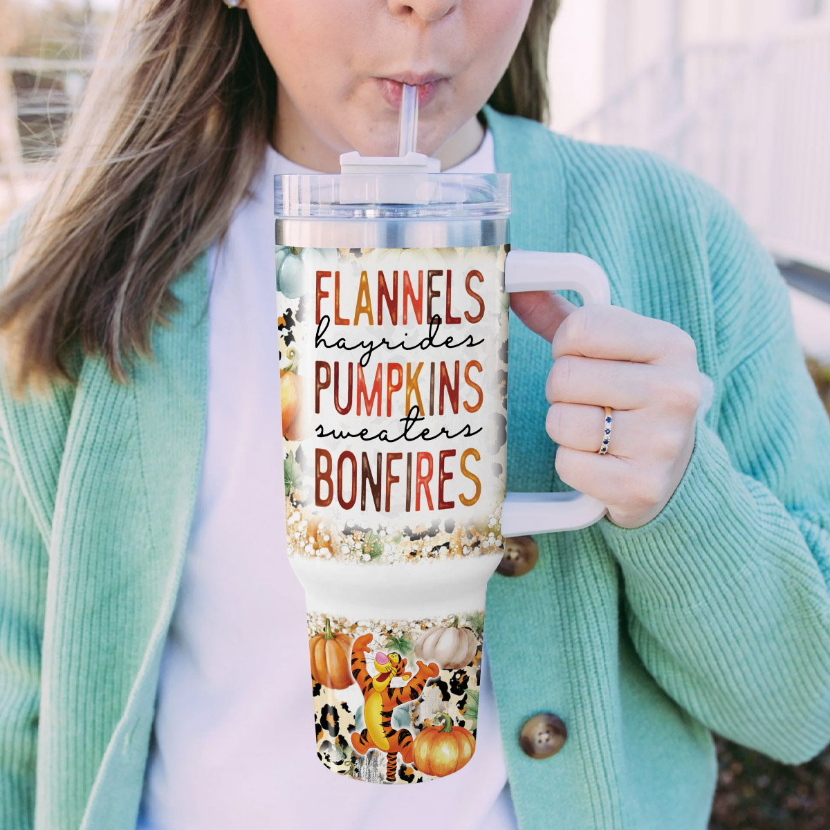 Tigger Winnie the Pooh Cartoon Custom Stanley Cup 40 oz 30 oz Tumbler With HandleTVC2301816 - Image 6