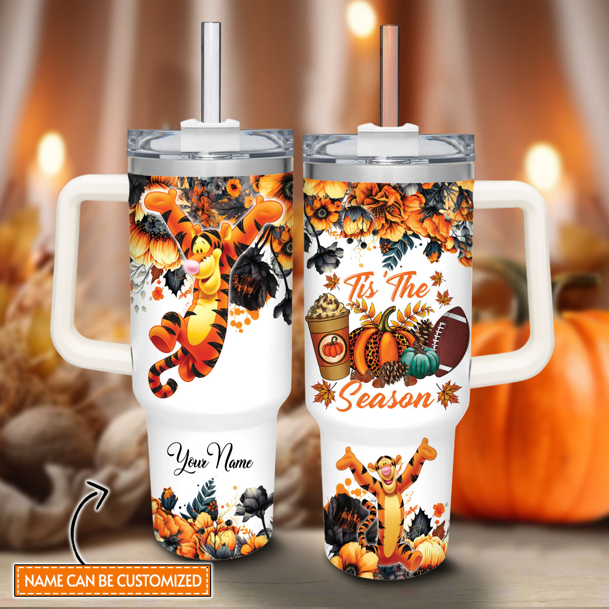 Tigger Winnie the Pooh Cartoon Custom Stanley Cup 40 oz 30 oz Tumbler With HandleTVC2301816