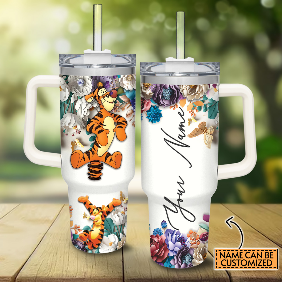 Tigger Winnie the Pooh Cartoon Custom Stanley Cup 40 oz 30 oz Tumbler With HandleTVC2301817