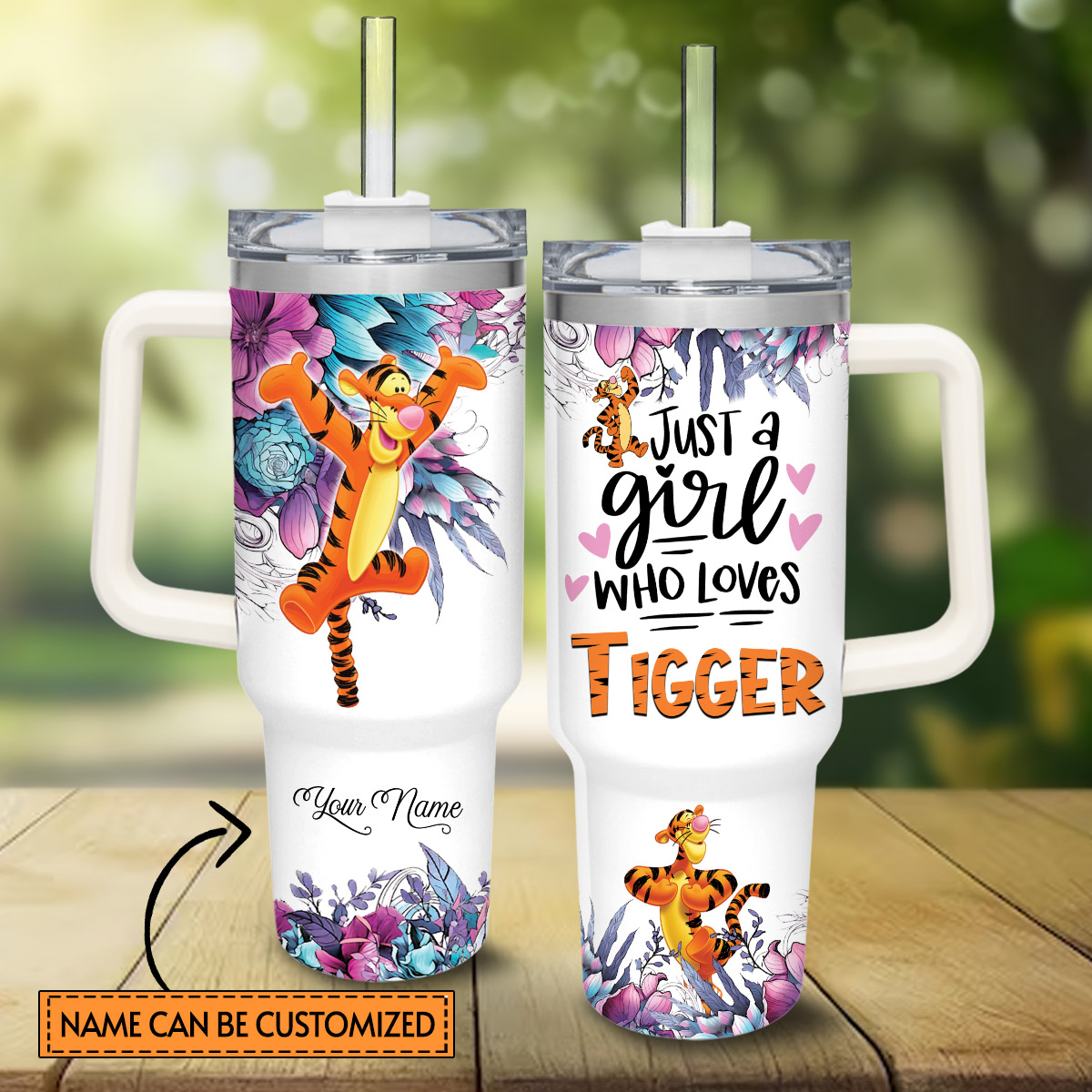 Tigger Winnie the Pooh Cartoon Custom Stanley Cup 40 oz 30 oz Tumbler With HandleTVC2301828